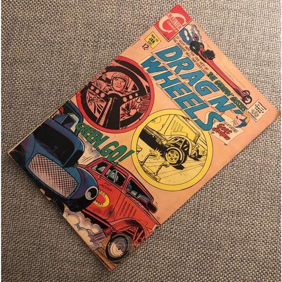 RARE VINTAGE CHARLTON COMICS DRAG ‘N WHEELS NO. 32 JAN 1969 - Picture 16 of 16